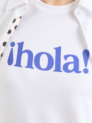 ONLY Μπλουζάκι 'ONLMIA' σε λευκό