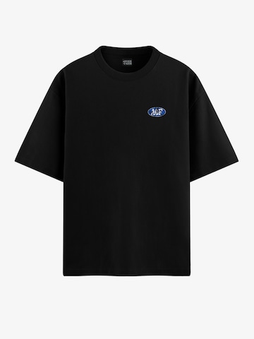 ATELIER OF FAITH Shirt 'ANGELS DON'T FALL' in Black: front