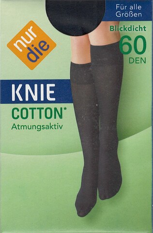 Nur Die Knee High Socks ' Cotton 60 DEN ' in Bronze