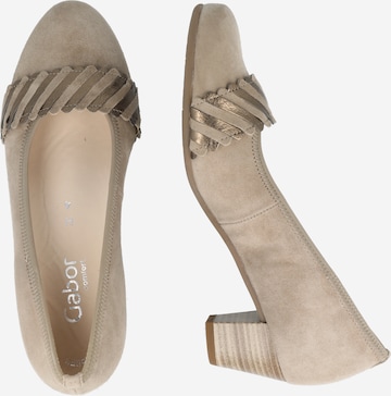 GABOR - Zapatos con plataforma en beige