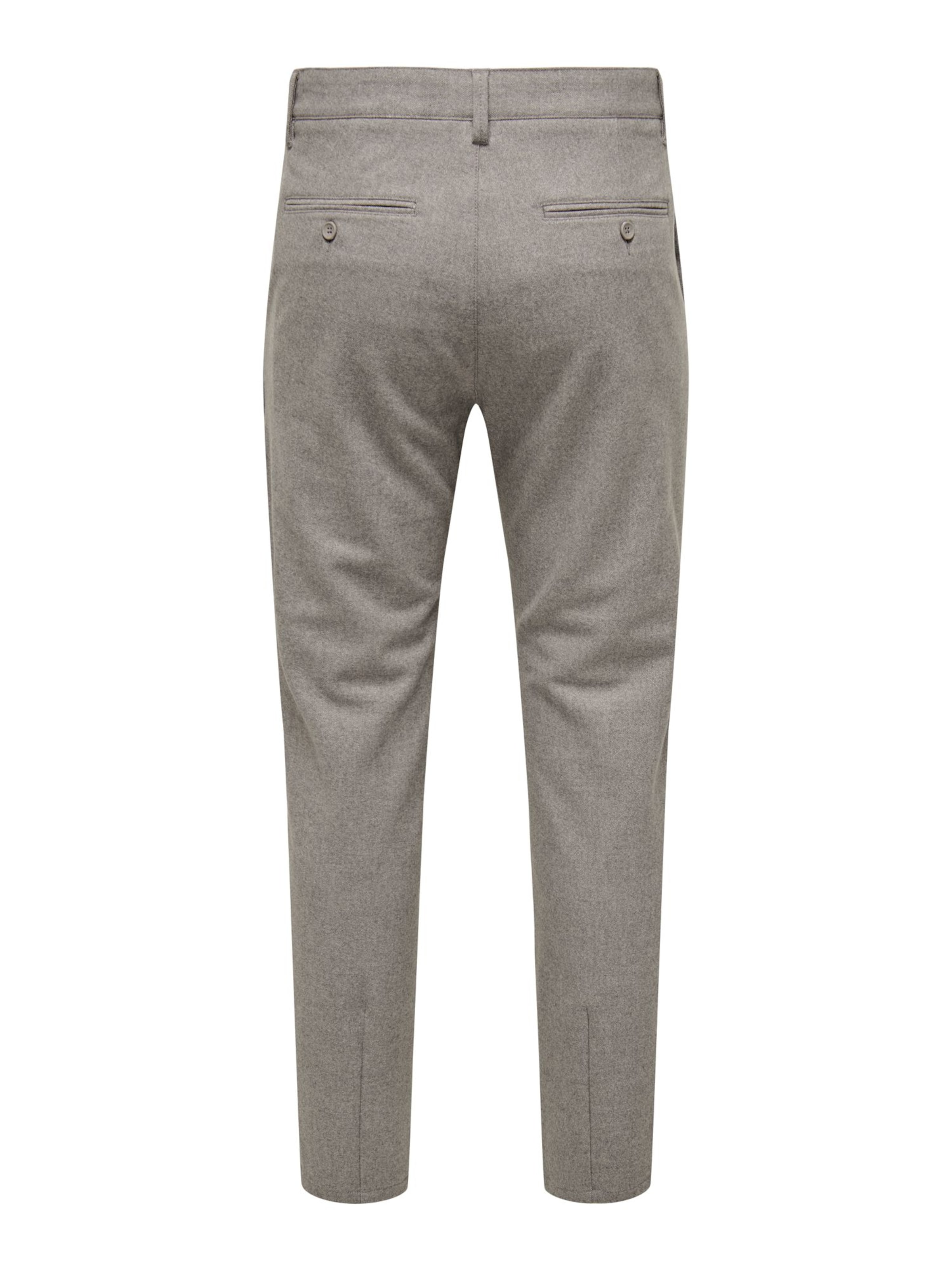 Only & Sons Slimfit Hose 'ONSMARK' in Grau