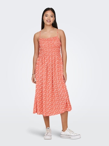 JDY Letnia sukienka 'Serena' w kolorze pomarańczowy: przód