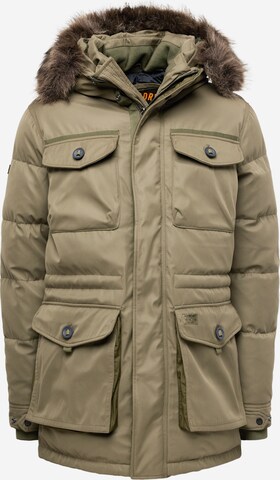 Parka invernale 'Chinook' di Superdry in verde: frontale