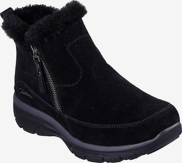 SKECHERS Boots 'Skechers Easy Going - Cool Zip' in Zwart: voorkant
