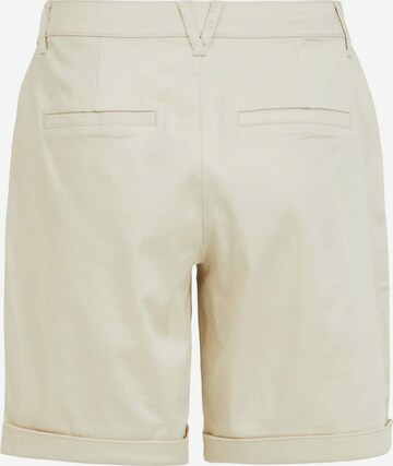 VILA Regular Trousers in White