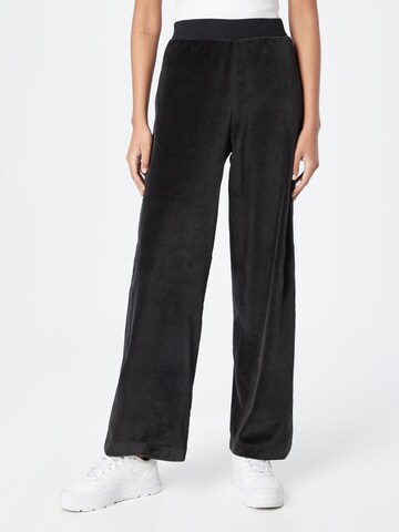 Polo Ralph Lauren Wide Leg Hose in Schwarz: predná strana