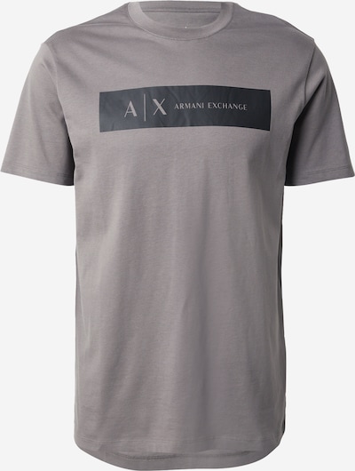 ARMANI EXCHANGE Majica u siva / crna, Pregled proizvoda