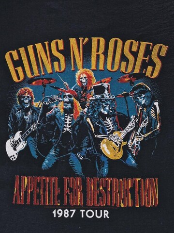 Maglietta 'Appetite for destruction live skulls 1987' di GUNS N' ROSES in nero