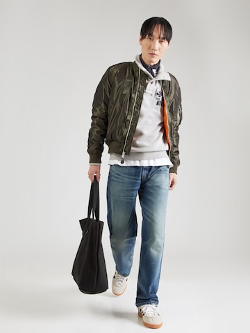 Superdry - Sweatshirt em cinzento