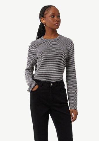 comma casual identity Shirt in Schwarz: Vorderseite
