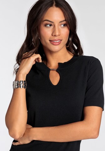 Bruno Banani Pullover in Schwarz
