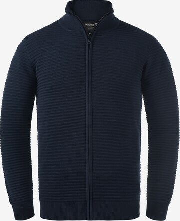 INDICODE JEANS Cardigan 'Arctic' in Blau: predná strana