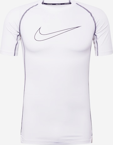 NIKE Funktionsskjorte i hvid: forside