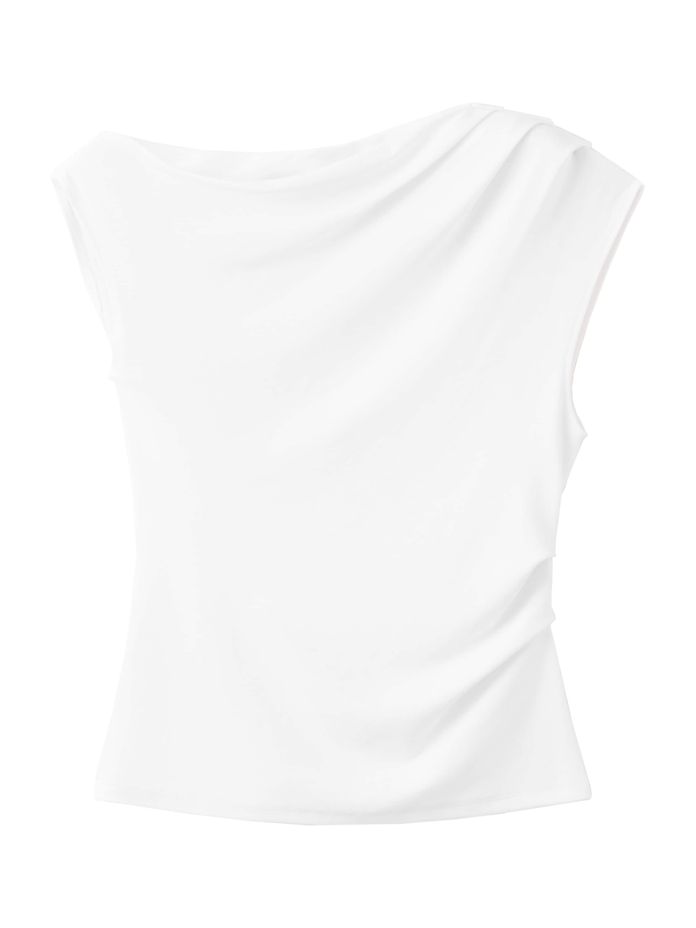 MANGO Majica 'JULINE' | bela barva, Prikaz izdelka