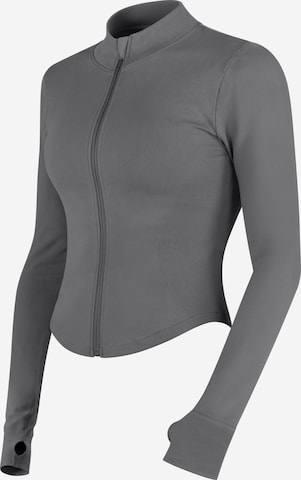 Circle Five Sportsweatjacke in Grau: Vorderseite