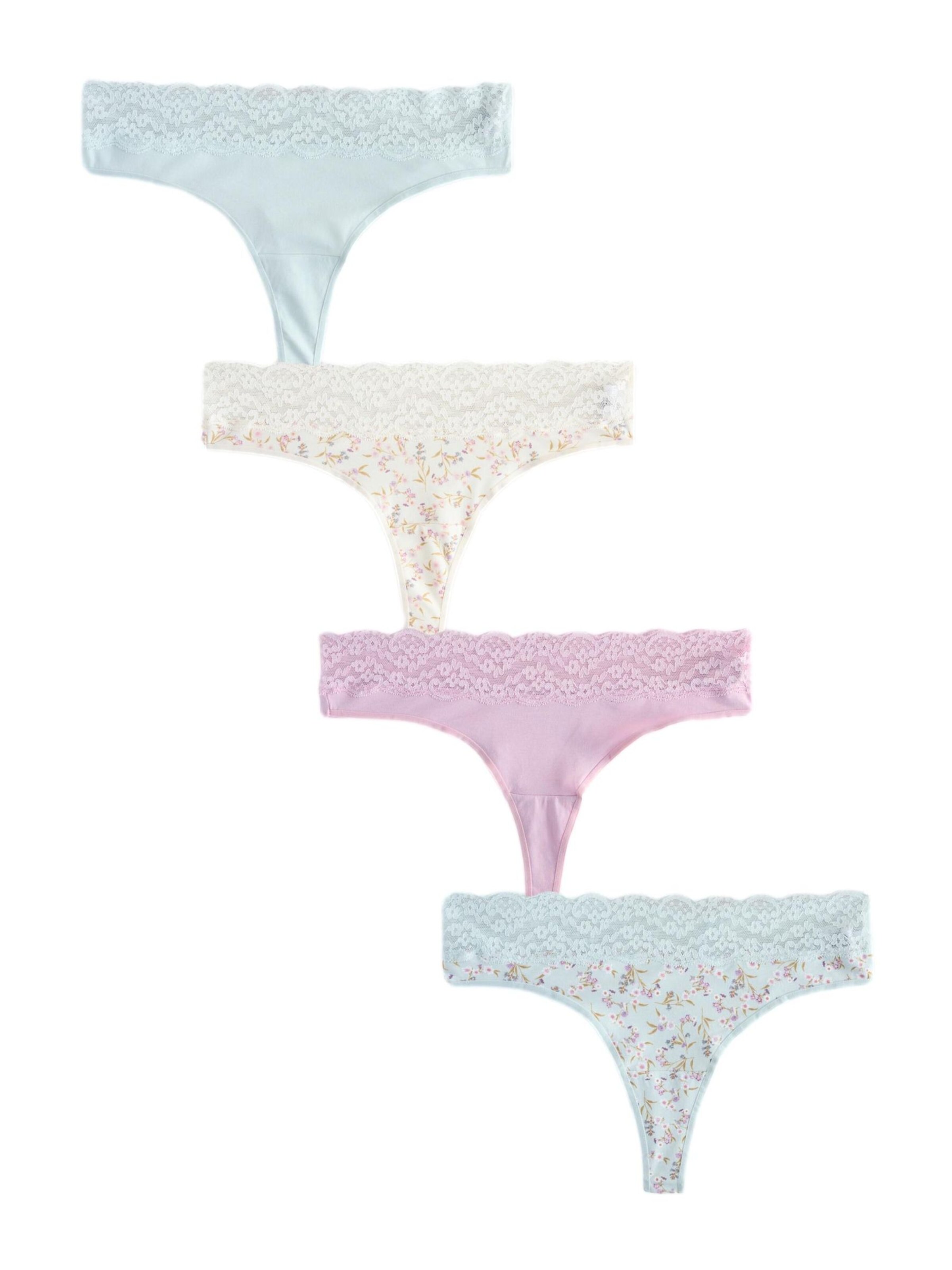 Next String en XS en beige clair / bleu pastel / olive / rose ancienne, Vue avec produit