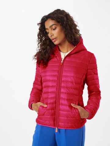 SAVE THE DUCK Prehodna jakna 'KYLA' | roza barva: sprednja stran