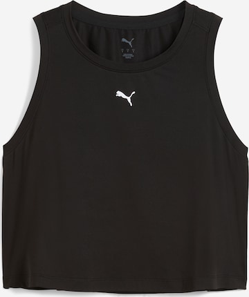 PUMA Urheilutoppi 'Cloudspun' värissä musta: etupuoli