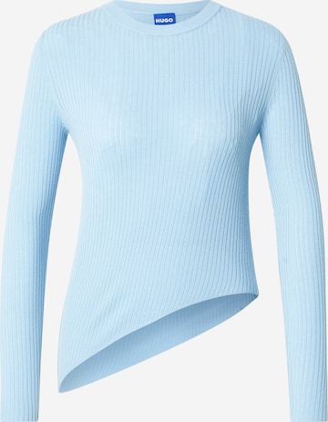 HUGO Свитер 'Somy_B' в Синий: спереди