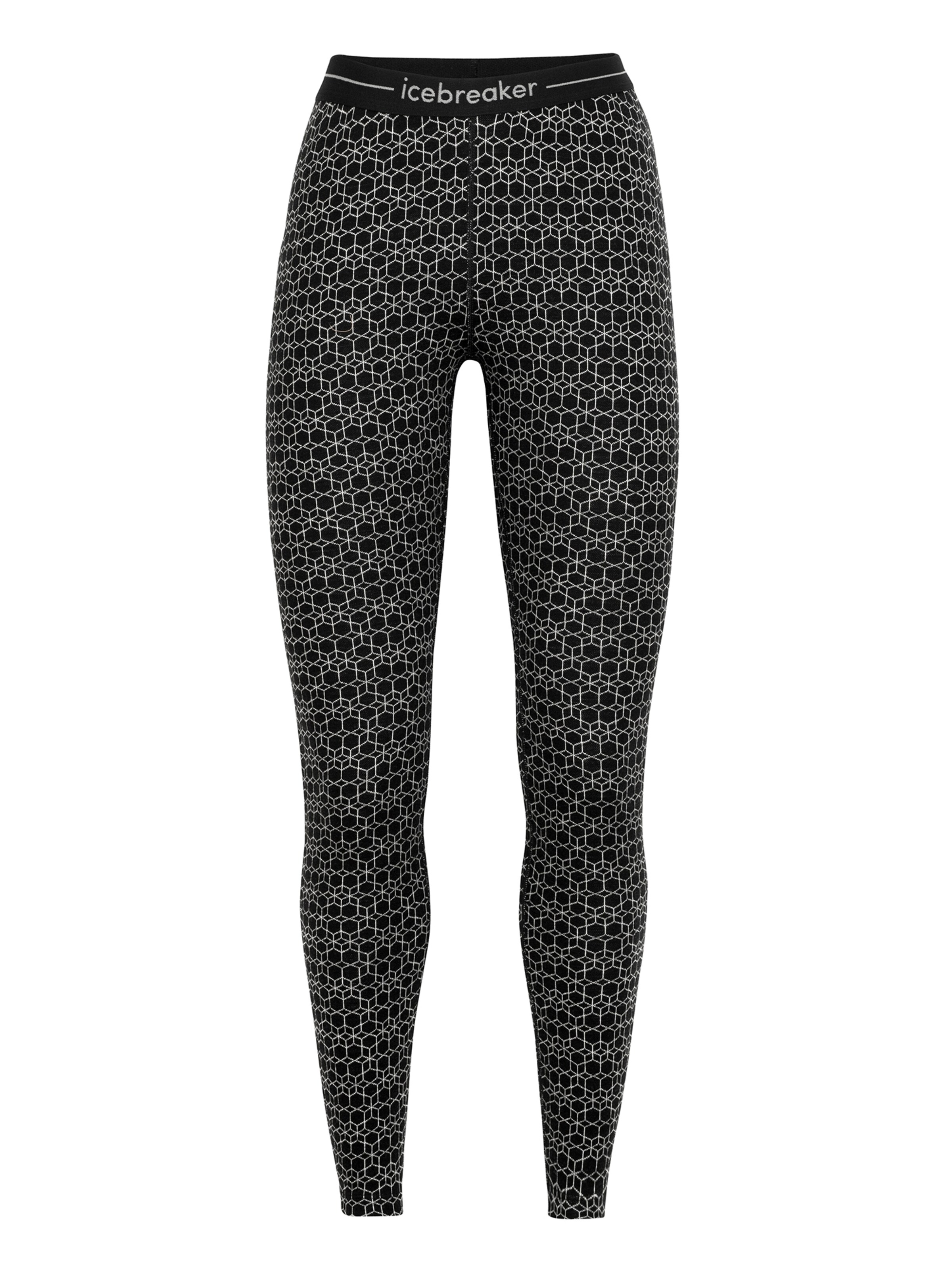 ICEBREAKER Leggings 'Vertex' in schwarz / weiß, Produktansicht