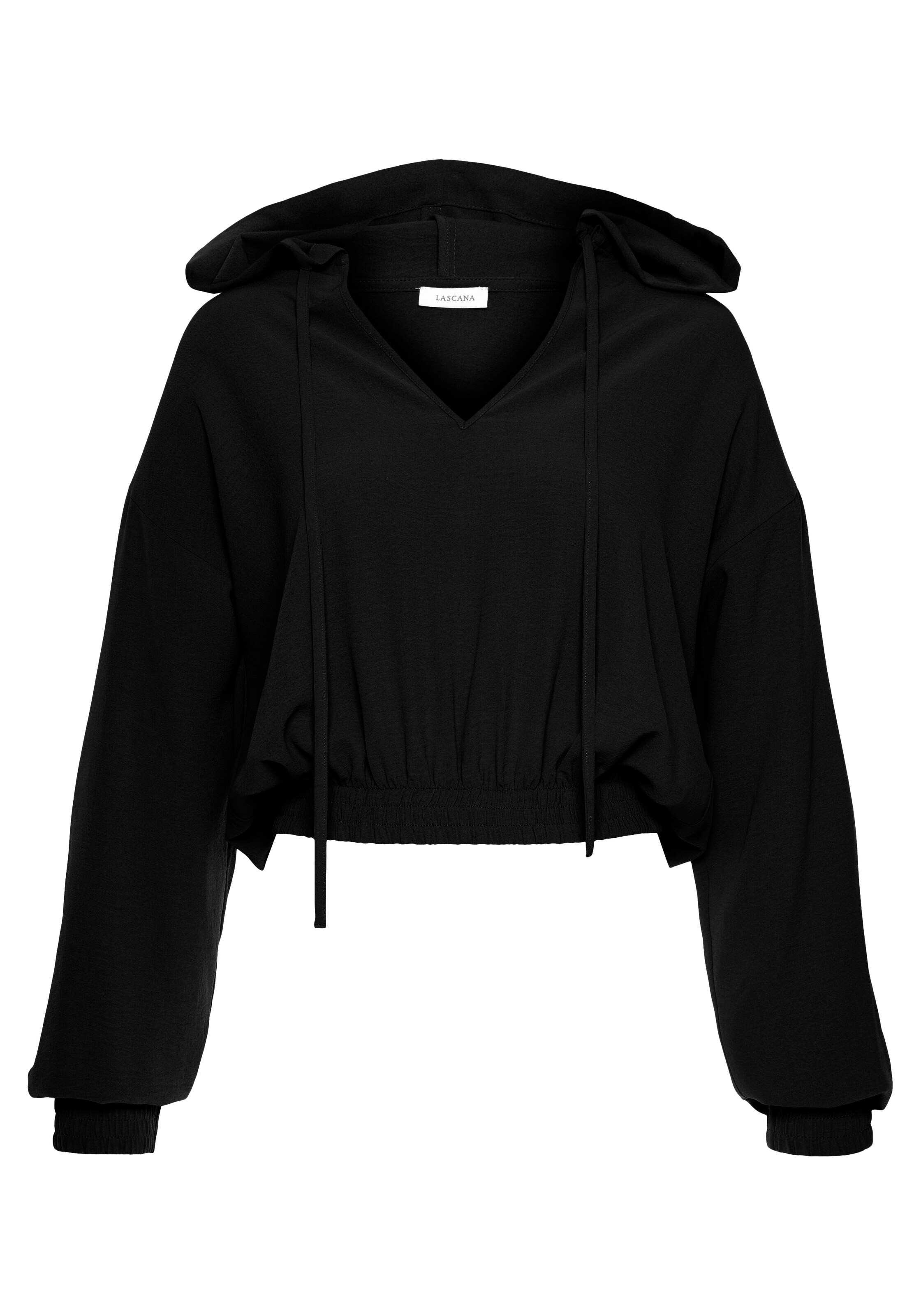 Sweat-shirt LASCANA en noir : devant
