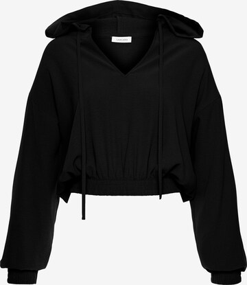 LASCANA Sweatshirt in Schwarz: predná strana