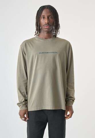 T-Shirt 'Mysto Typo' Cleptomanicx en gris : devant