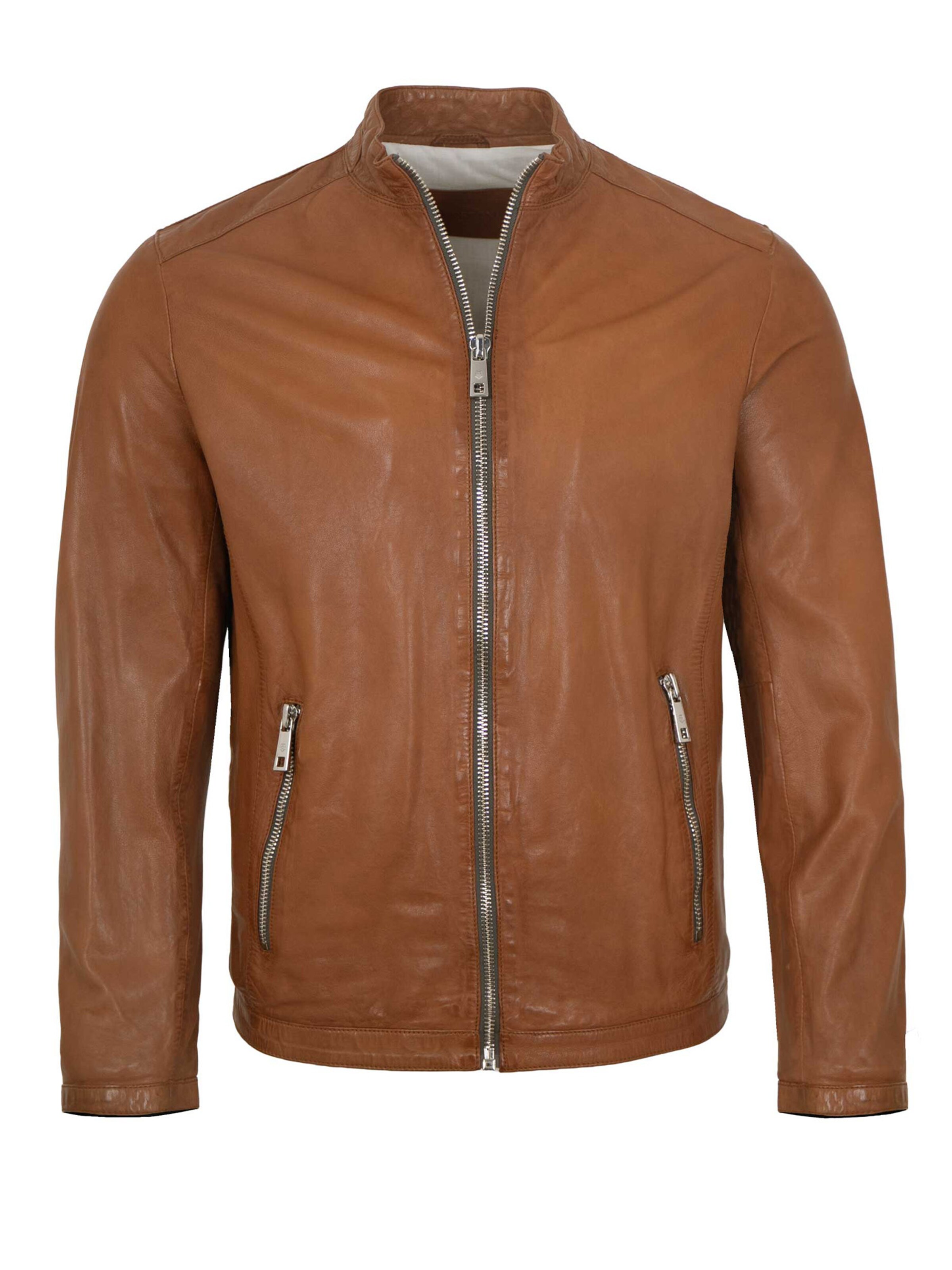 MILESTONE Übergangsjacke 'MSOliverio'‌‌‌‌‌‌‌‌‌ in Braun: Vorderseite