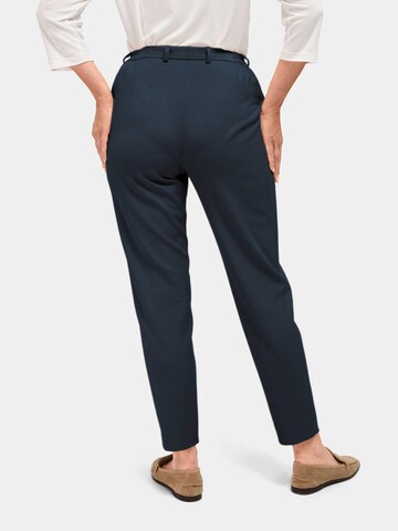 Coupe slim Pantalon 'CARLA ' Goldner en bleu