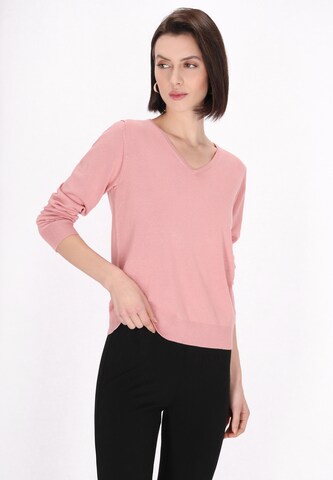 usha BLACK LABEL Trui in Roze: voorkant