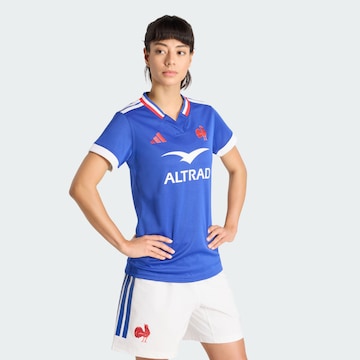 ADIDAS PERFORMANCE - Camiseta funcional 'France Rugby Home Womens' en azul: frente