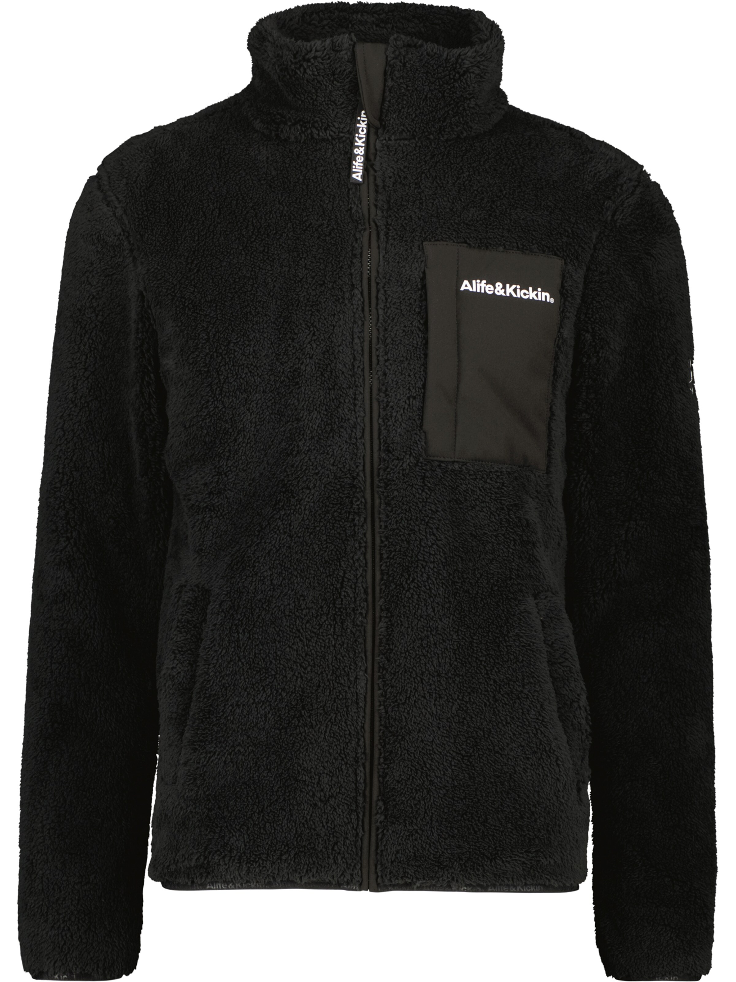 alife & kickin Between-season jacket 'JayAK' in Black: front