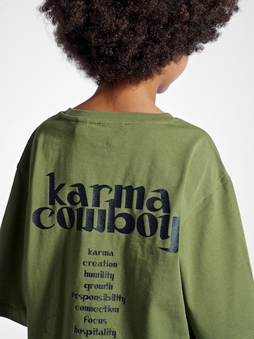 T-Shirt 'Karma' SOMETIME SOON en vert