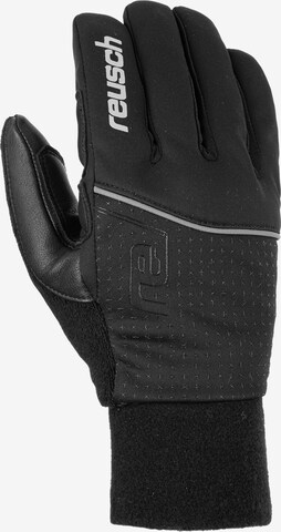 REUSCH Athletic Gloves 'Roald STORMBLOXX™' in Black