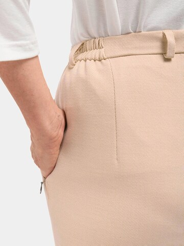 Goldner Regular Broek 'Carla' in Beige