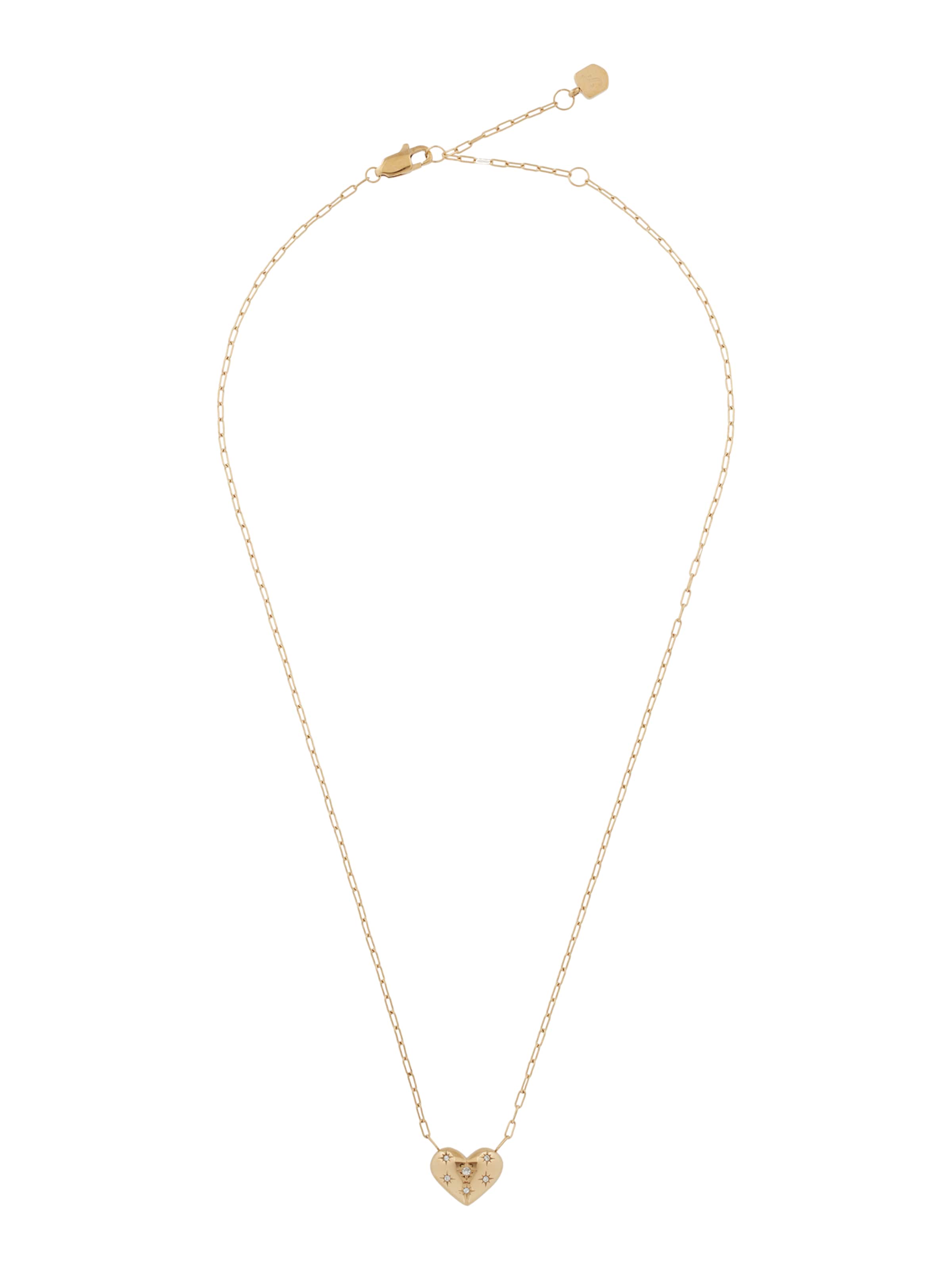 Chaîne 'Saide' FOSSIL en or : devant