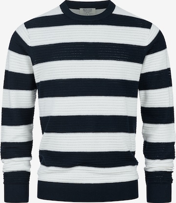 INDICODE JEANS Pullover' INTidsel ' in Blau: Vorderseite