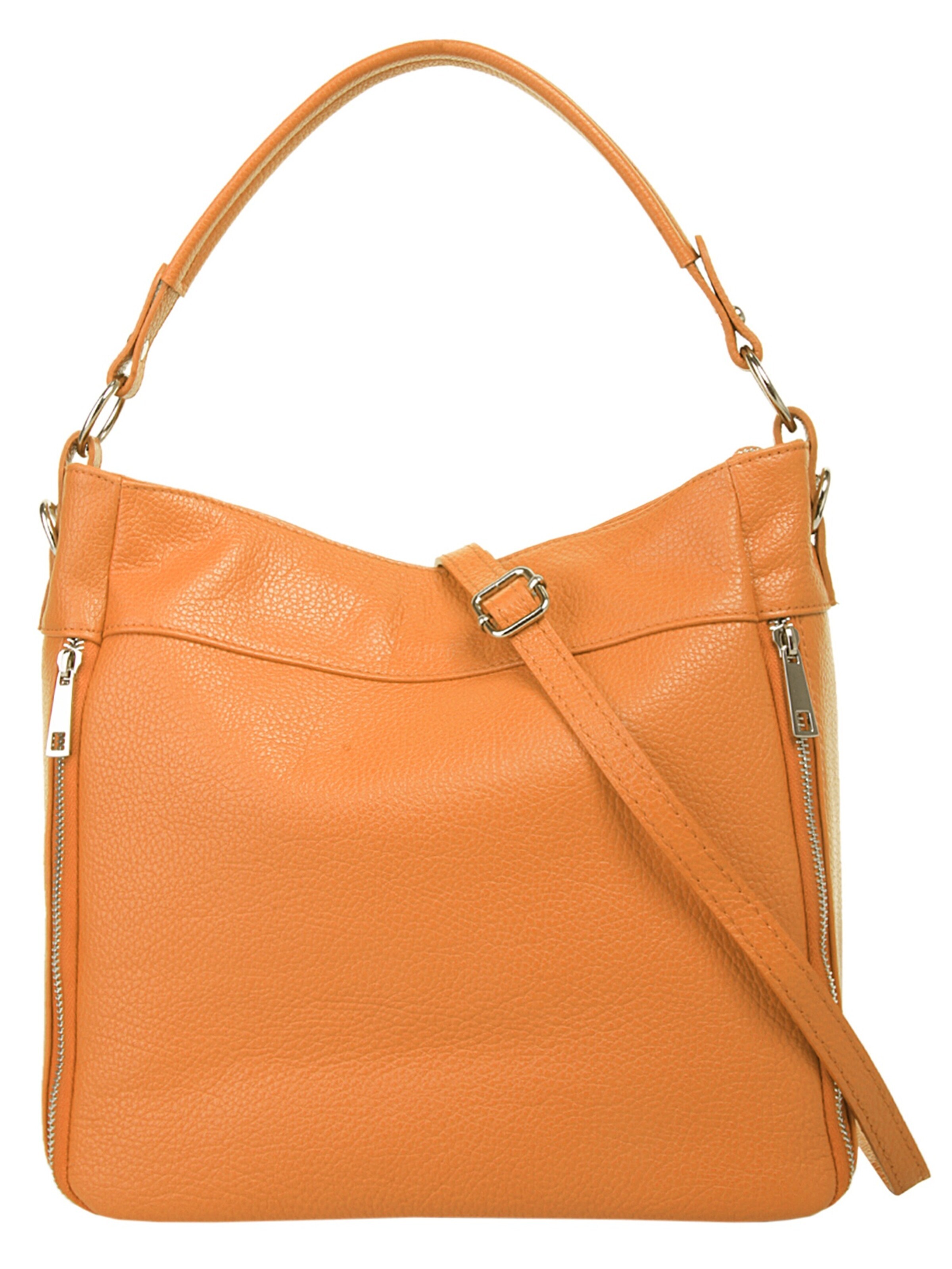 Cluty Handbag in Orange: front