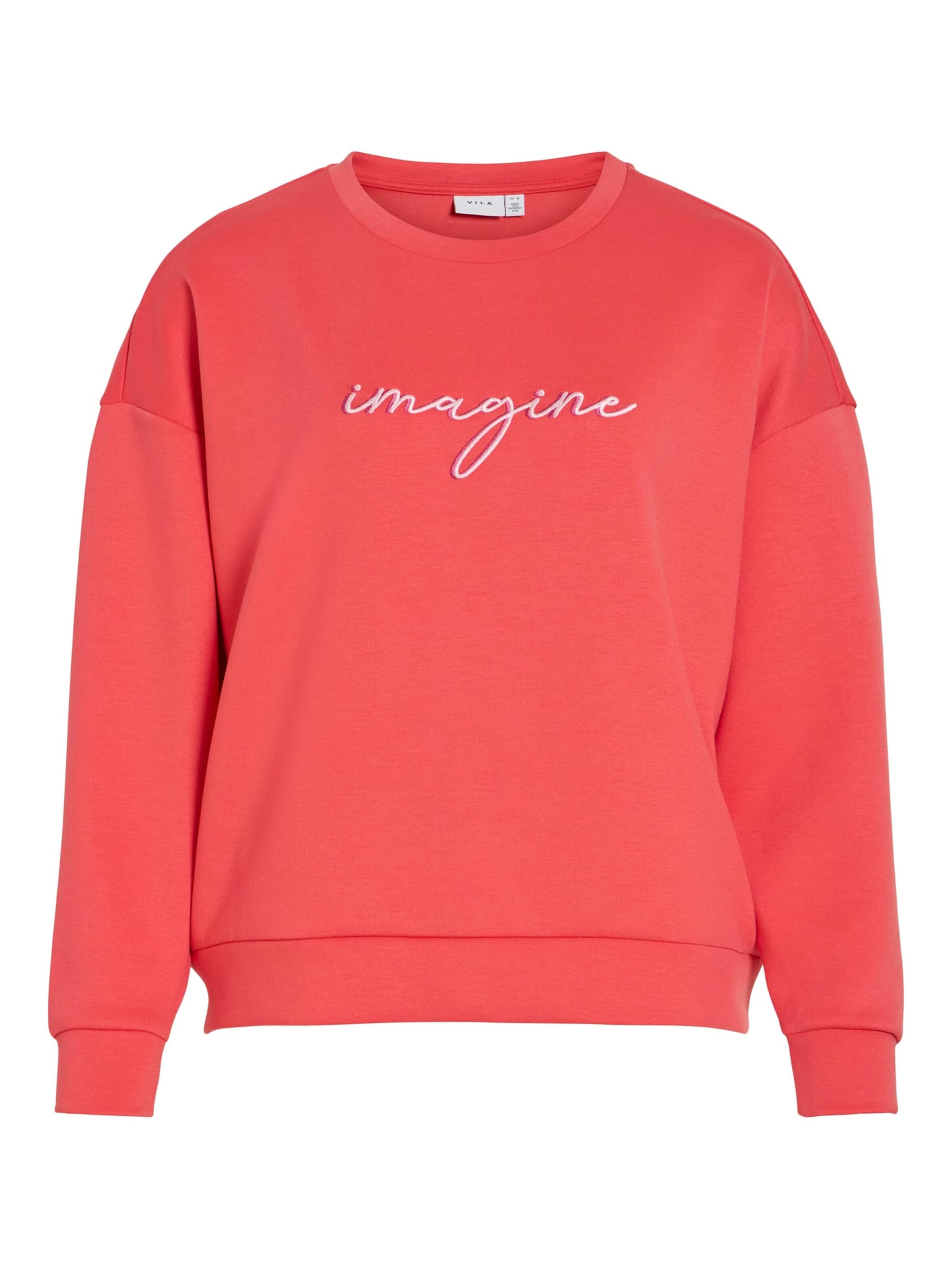 VILA Sweatshirt 'Siffi' in Oranje: voorkant