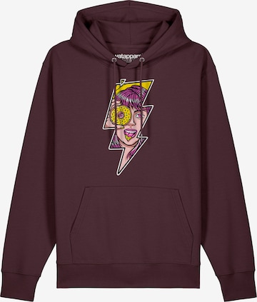 Sweat-shirt 'Donut' Watapparel en rouge : devant