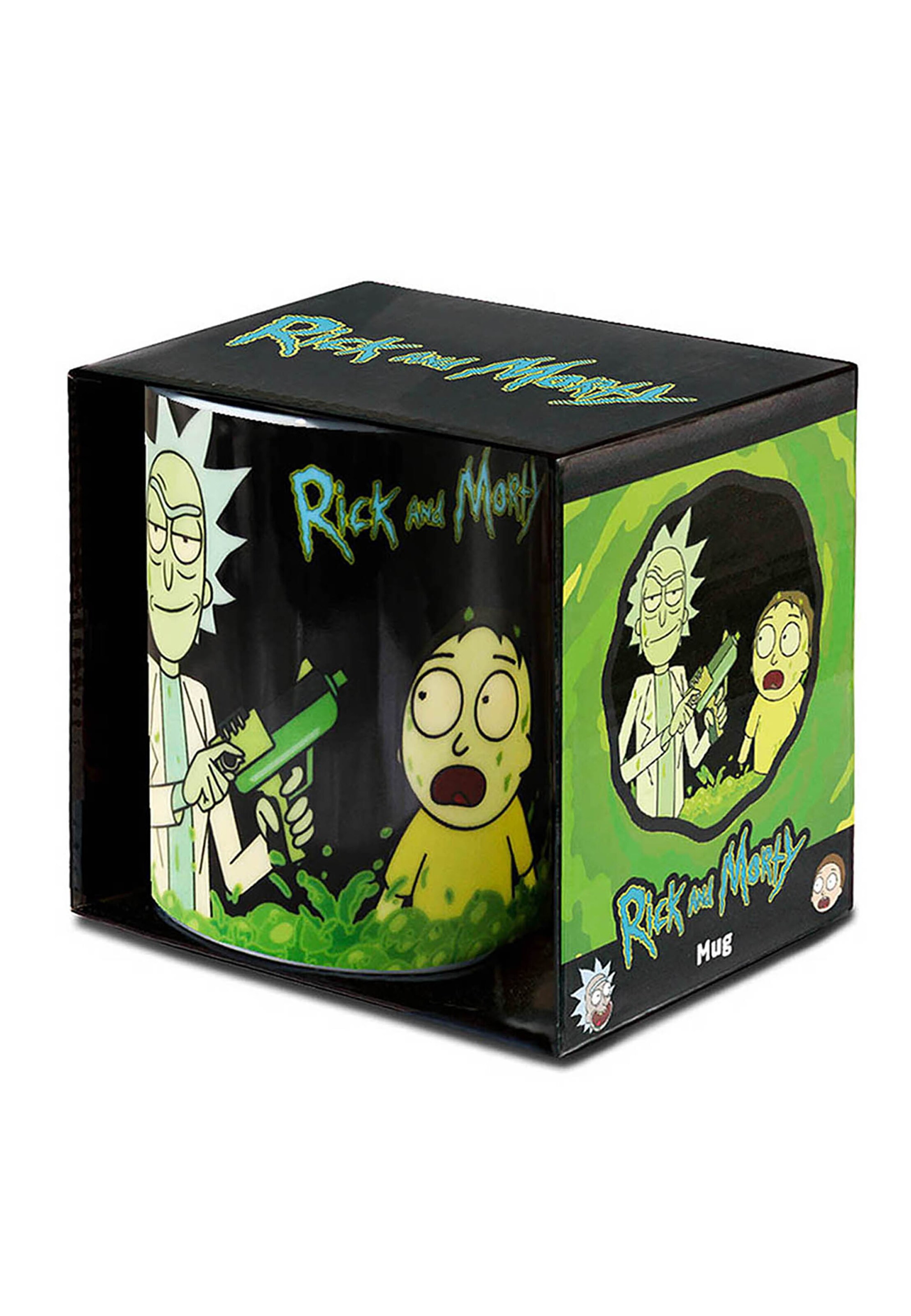 LOGOSHIRT Tasse 'Rick & Morty - The Acid Vat' in Mischfarben