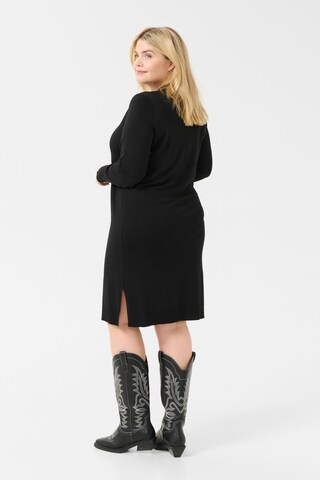 KAFFE CURVE Kleid 'Lizzy' in Schwarz