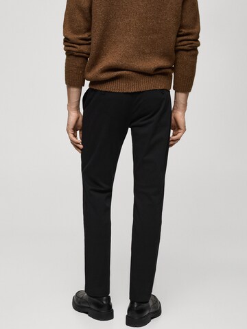 MANGO MAN Tapered Hose 'Prato' in Schwarz