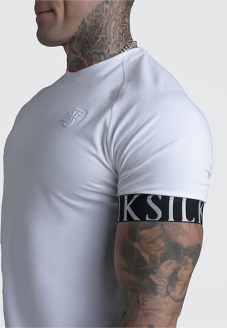 SikSilk Koszulka w kolorze biały