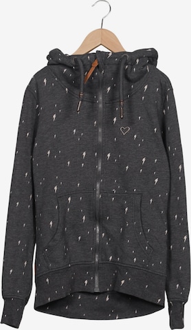 alife & kickin Kapuzenpullover M in Grau: Vorderseite