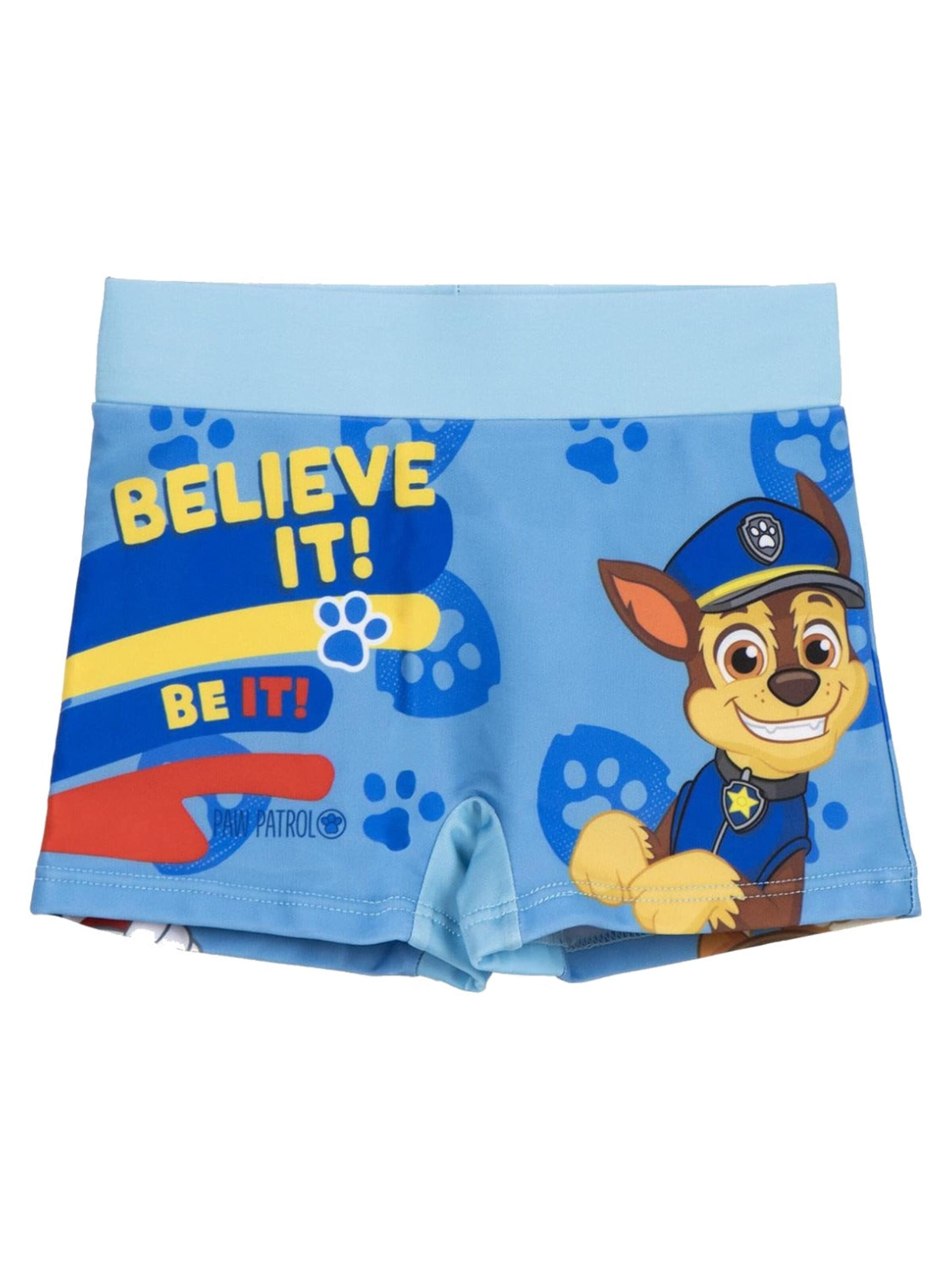 PAW Patrol Zwembroek in Blauw: voorkant