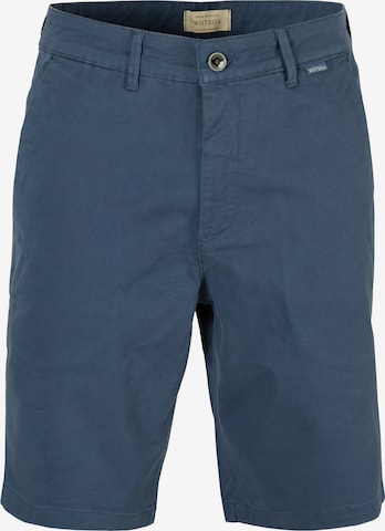 WOTEGA Regular Chino Pants 'Spring' in Blue: front