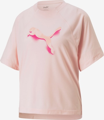 T-shirt fonctionnel PUMA en rose : devant