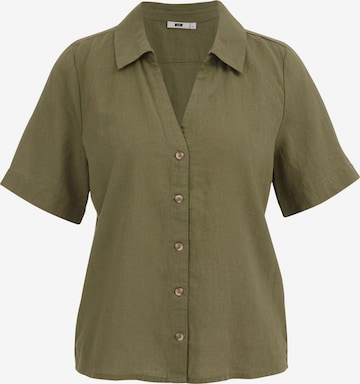 WE Fashion - Blusa en verde: frente