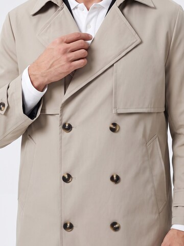 ALLTHEMEN Between-Seasons Coat 'Würde' in Beige